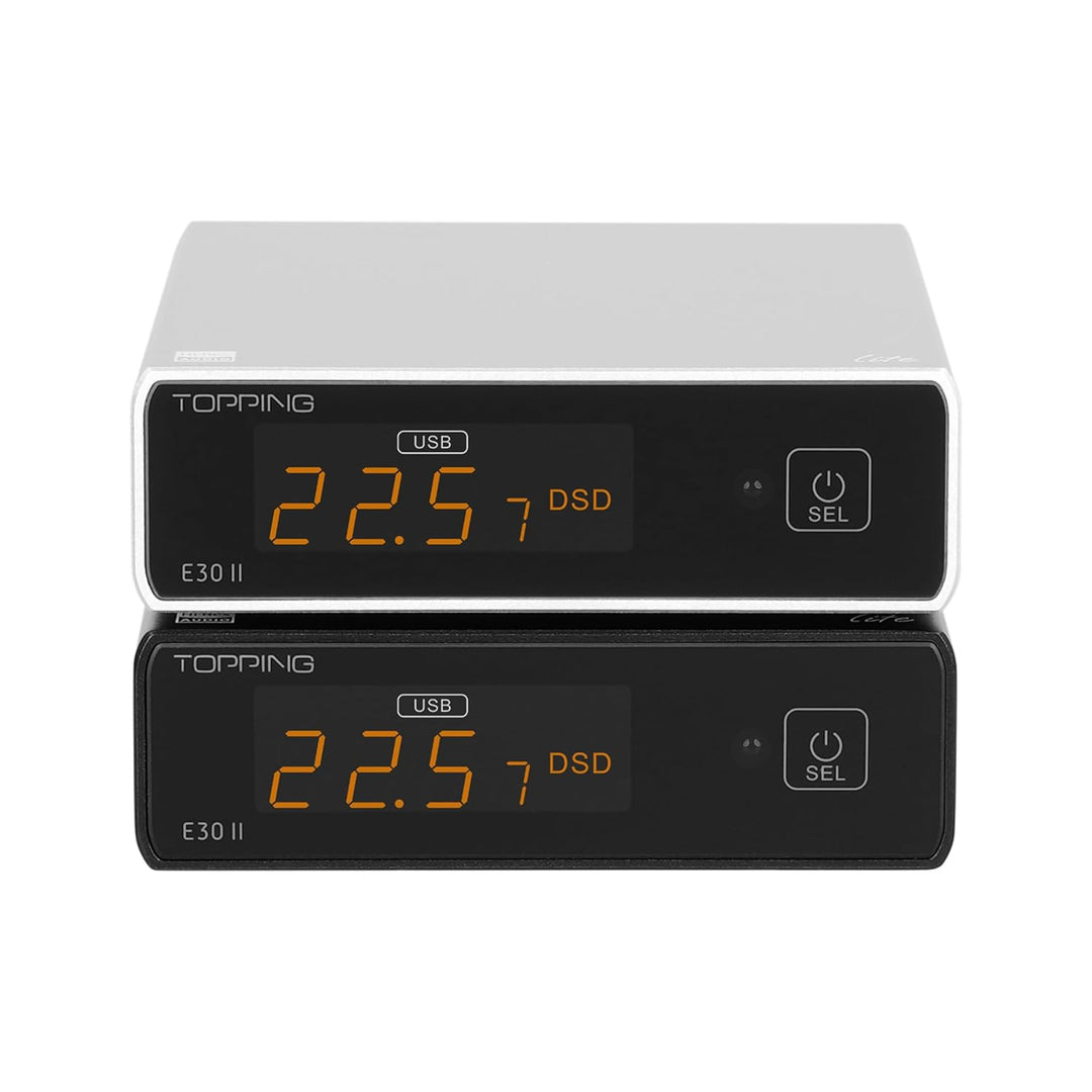 Topping E30 II lite DAC-Vorverstärker – AK4493S Hi-Res XMOS XU208 DAC 32 Bit/768 kHz DSD512 DSD Dire