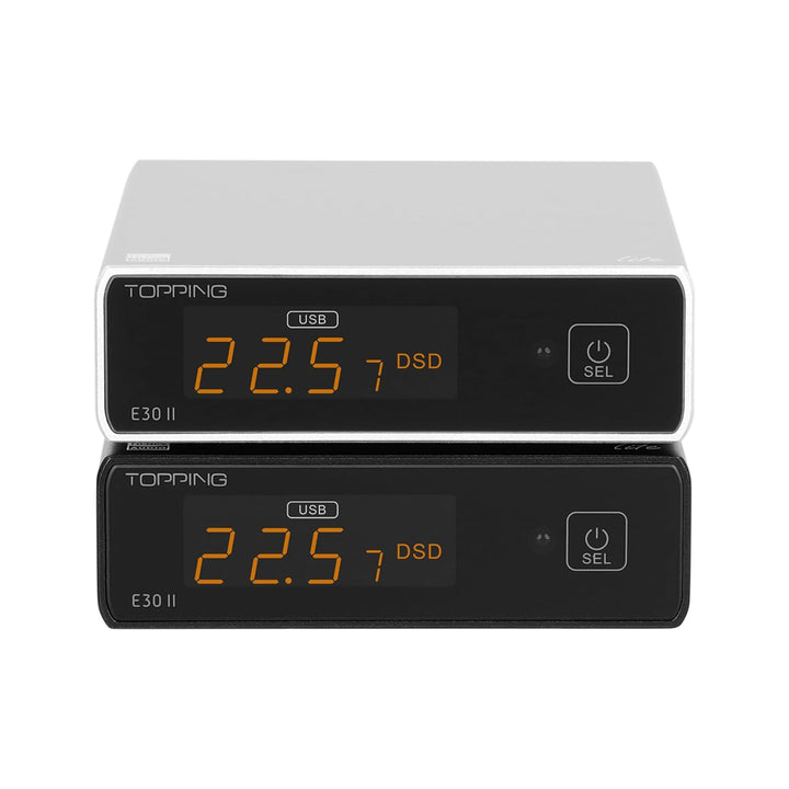 Topping E30 II lite DAC-Vorverstärker – AK4493S Hi-Res XMOS XU208 DAC 32 Bit/768 kHz DSD512 DSD Dire