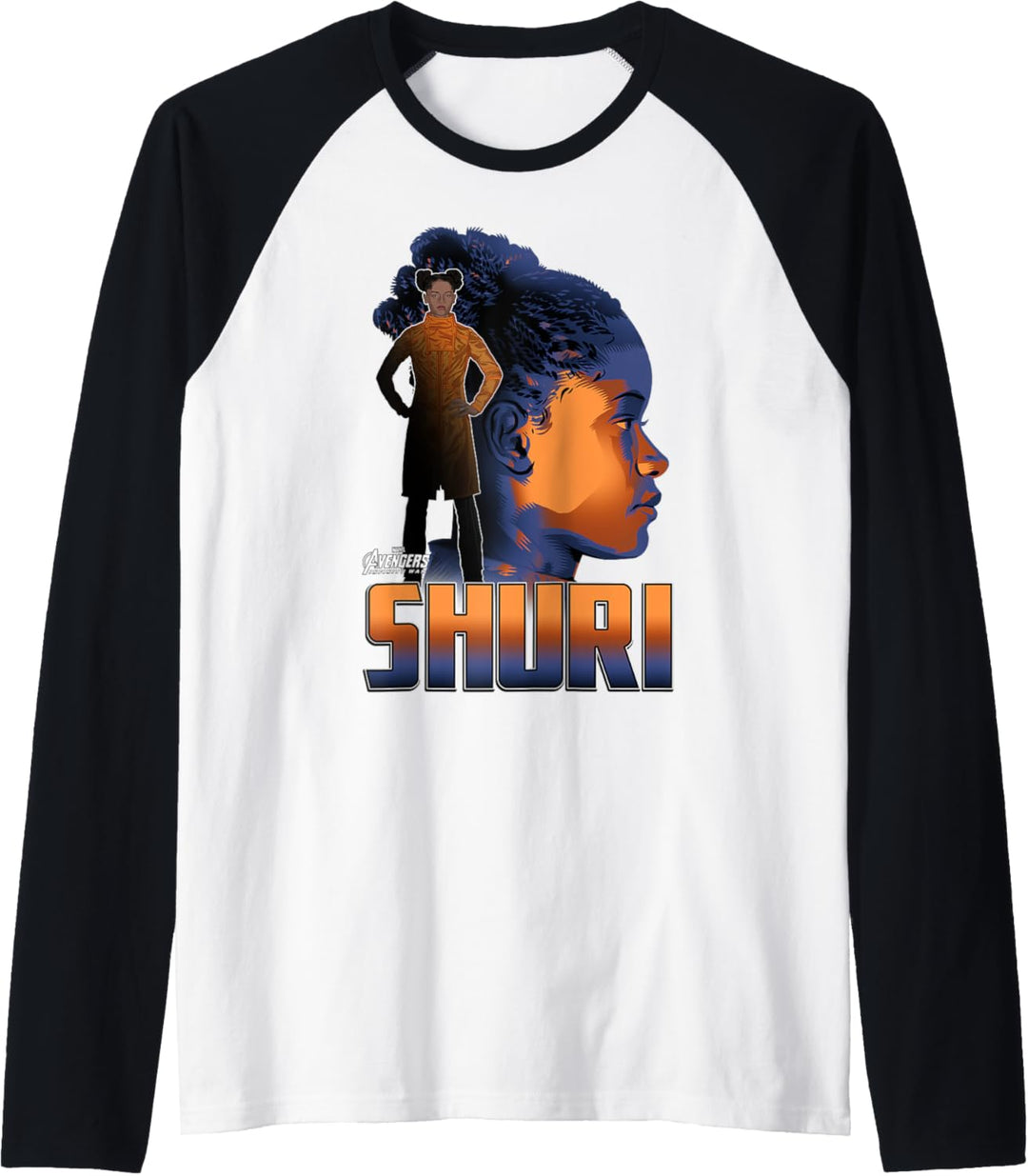 Marvel Avengers: Infinity War Shuri Profile Raglan