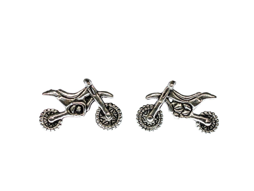 Miniblings Motocross Motorrad Ohrstecker Stecker Ohrringe Enduro Motorräder - Handmade Modeschmuck I