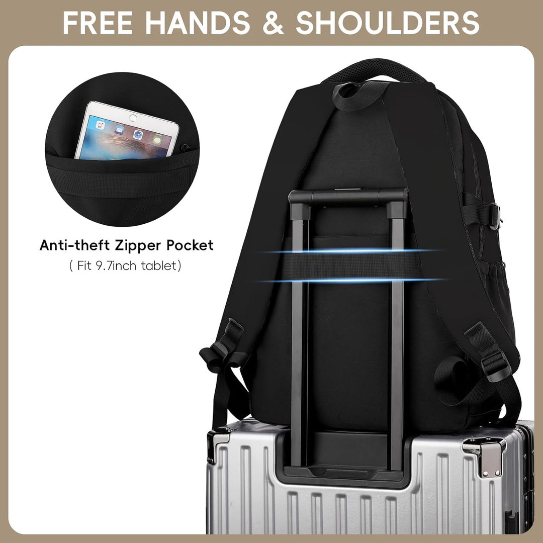 Amythe Schulrucksack Jungen Teenager, Gross Rucksack Schule Lässiger Oberstufe Schulranzen Wasserabw