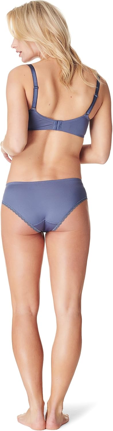 Noppies Damen Deluxe Geo Lace Triangle Nursing Bra Umstands-BH 85F Blau (Moon Light C133), 85F Blau