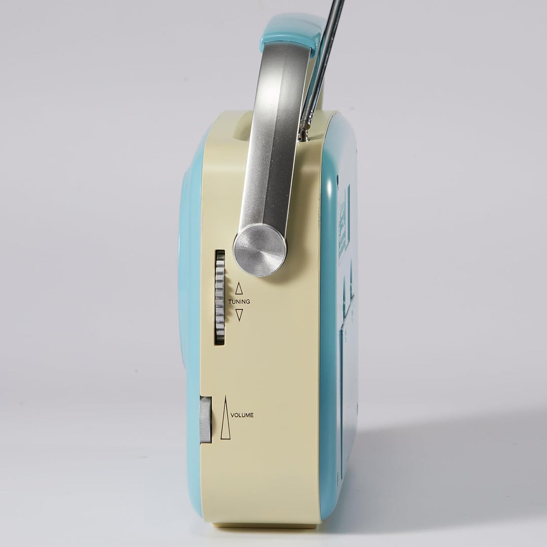 Radios Portable Am Fm, Kleine Retro Vintage Radio Bluetooth, AA-Batterie betriebene Radio oder Steck