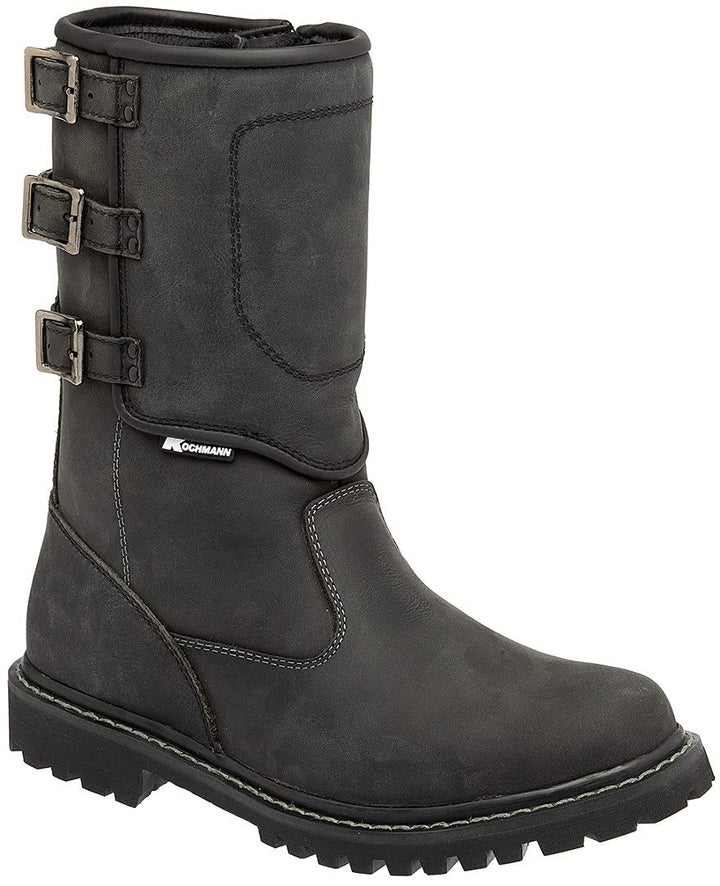 Kochmann Nevada Motorradstiefel (Black,45) 45 EU Schwarz, 45 EU Schwarz