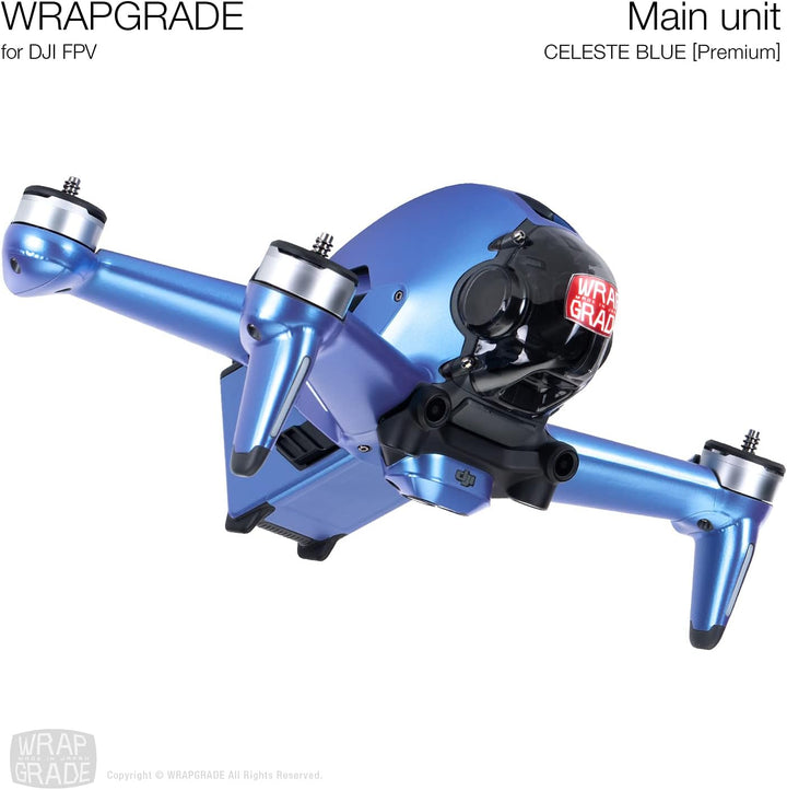 WRAPGRADE Skin Kompatibel mit DJI FPV (Celeste Blue)