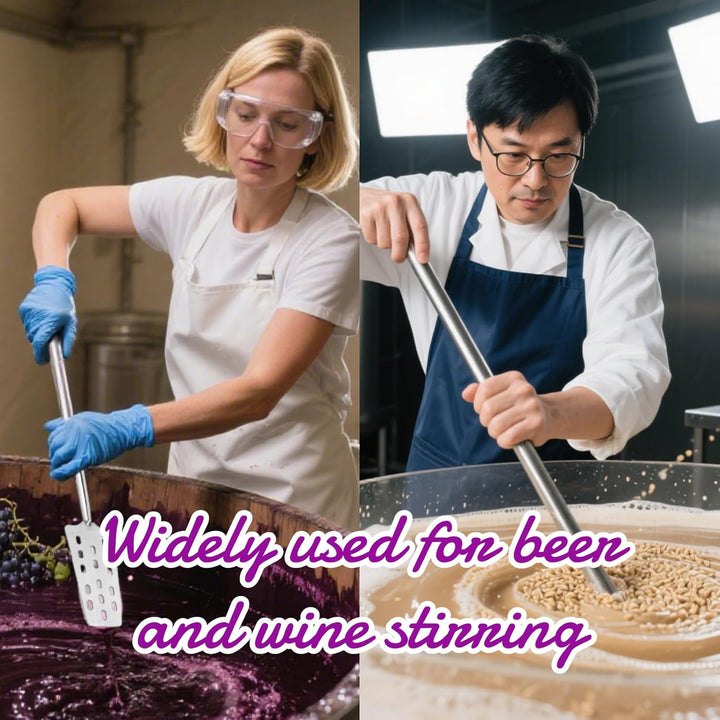 Mischpaddel Mit Langem Griff, Braupaddel, Bierrührer, Edelstahl, Weinmischrührer, Bierbrauzubehör Fü