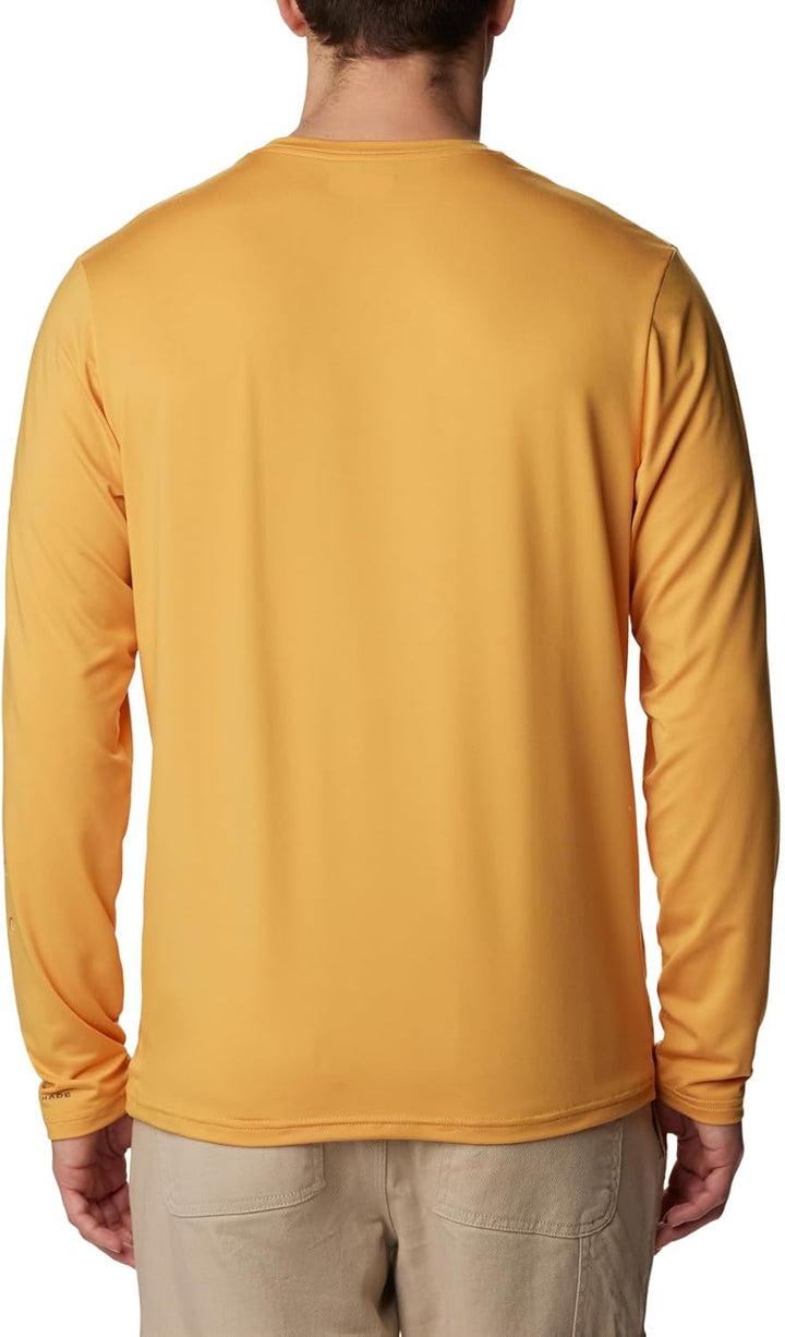Columbia Herren Tech Trail Graphic T-Shirt mit Aufdruck Raw Honig/Markenschatten-ärmel XL Lang, Raw