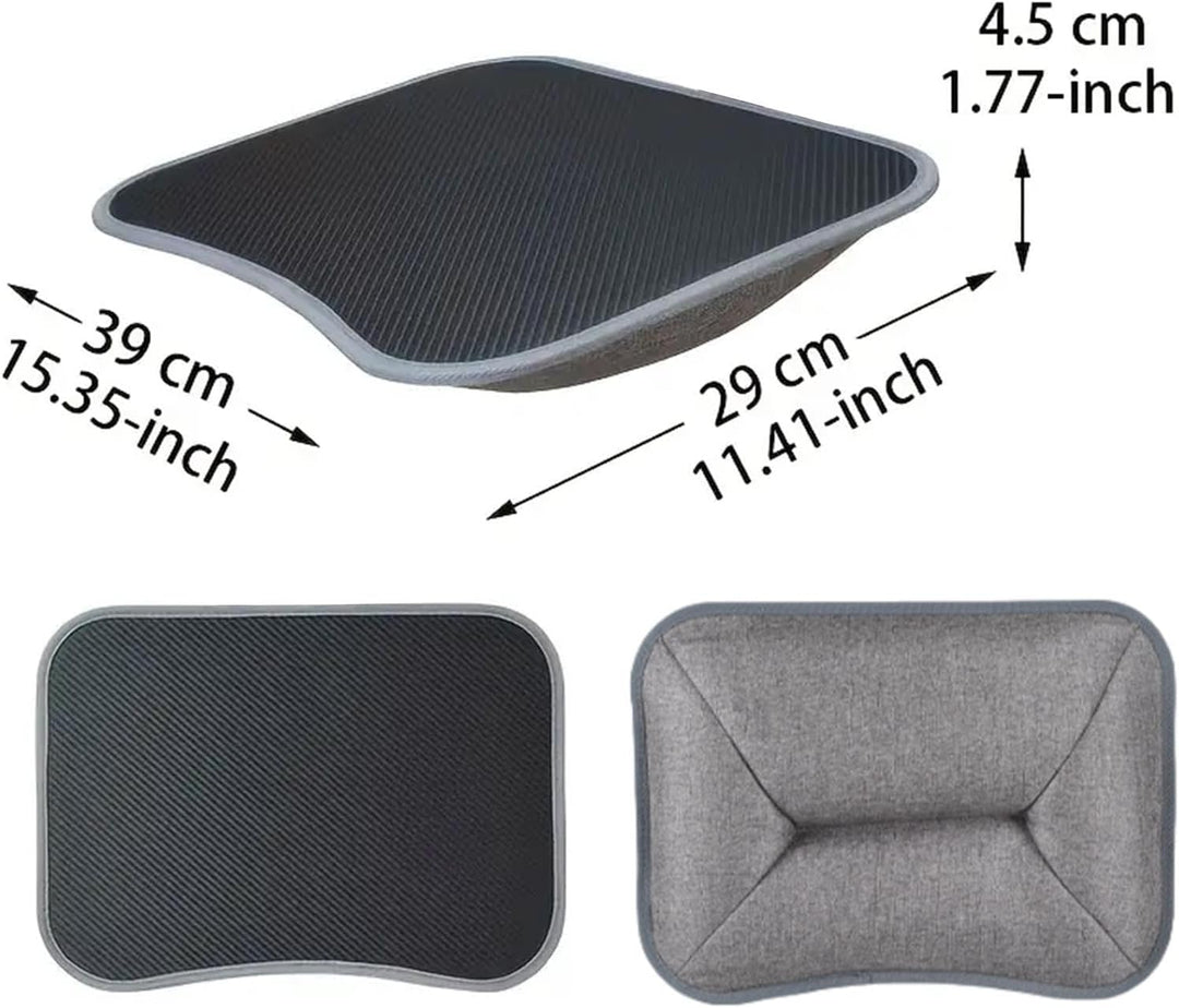 Laptop-Bett-Tablett, Maus-Pad, tragbarer Schoss-Schreibtisch mit Kissen, gepolstertes Schreibtablett