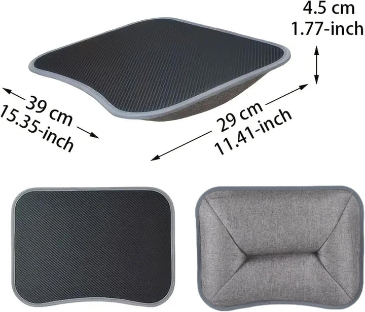 Laptop-Bett-Tablett, Maus-Pad, tragbarer Schoss-Schreibtisch mit Kissen, gepolstertes Schreibtablett