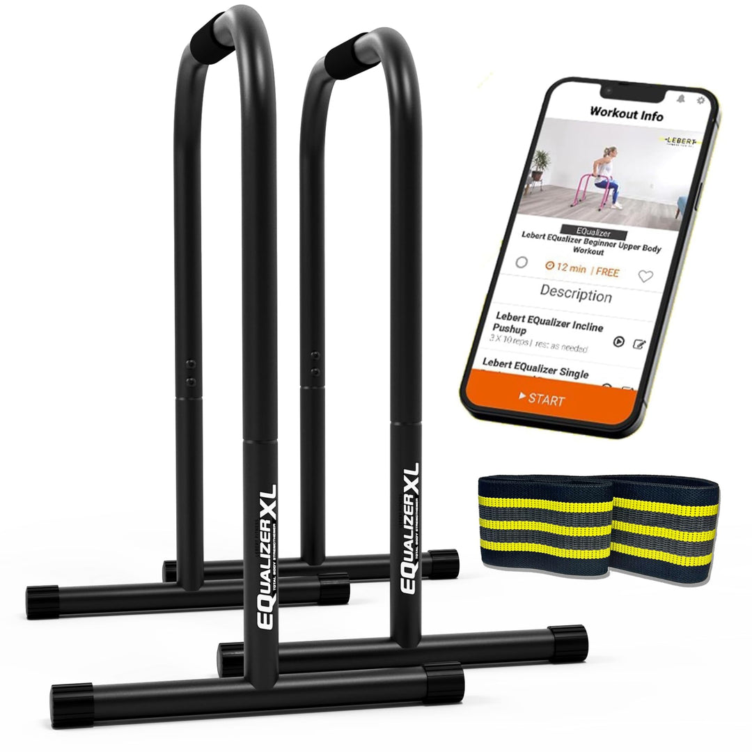 Lebert Fitness Equalizer mit Resistance Band Black -