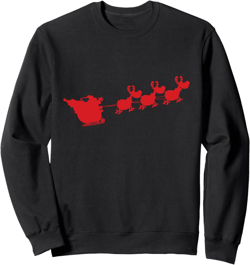 Weihnachtsmann und Rentier Weihnachten Sweatshirt