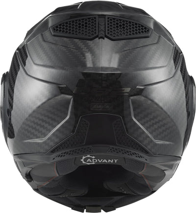 LS2 Klapphelm FF901 Advant X Carbon Solid ECE2206 Modularhelm Motorradhelm XXL, XXL