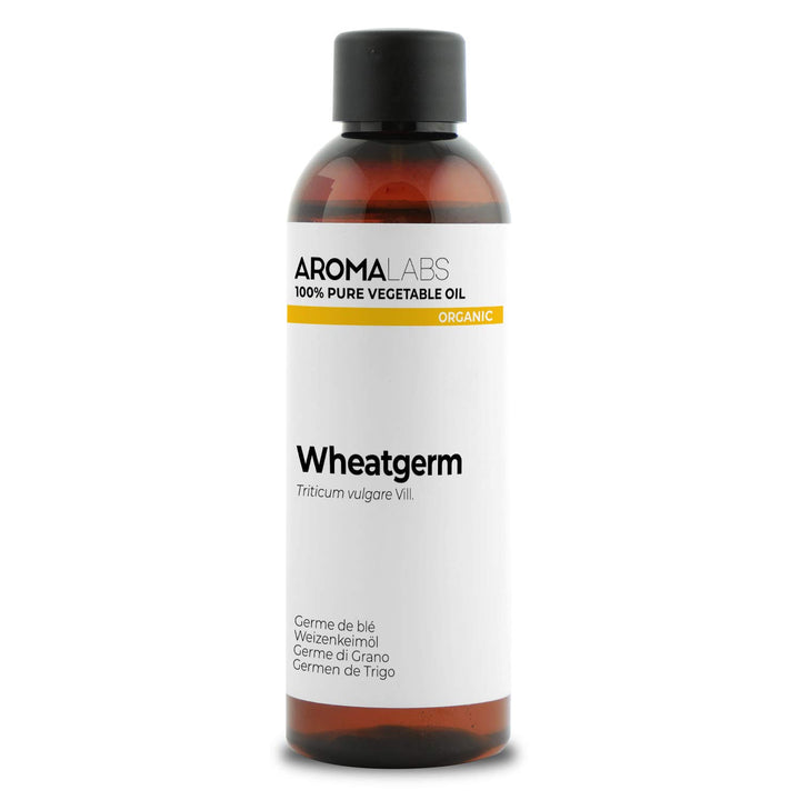 Bio - Pflanzliches Weizenkeimöl - 100mL - 100% Rein, Natürlich, Kaltgepresst und AB zertifiziert - A