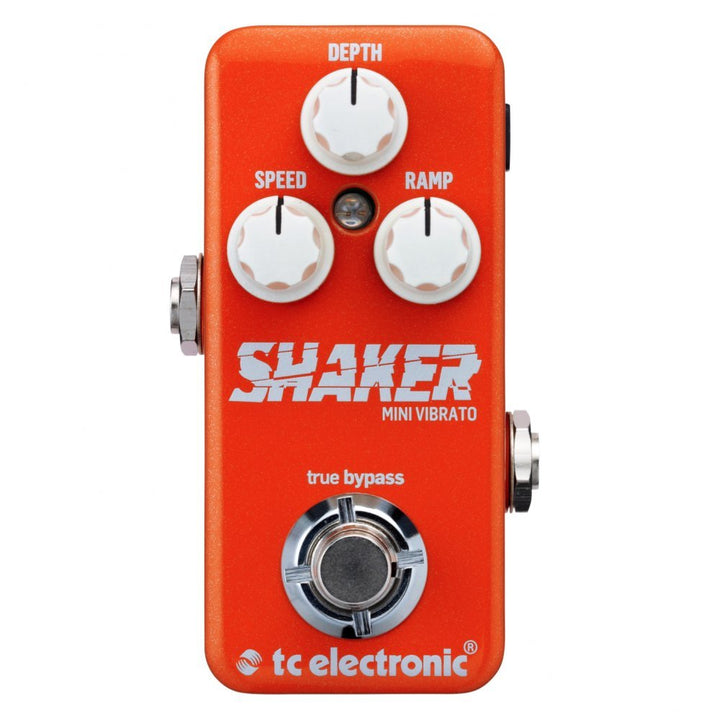 TC Electronic SHAKER MINI VIBRATO Ultrakompaktes Vibrato-Pedal mit integrierter TonePrint-Technologi