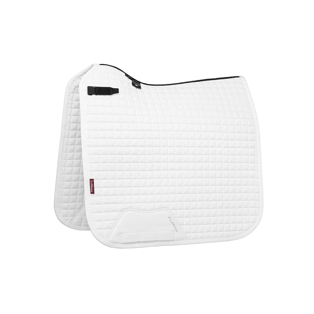 LeMieux Pro Sport Dressursatteldecke, D-Ring Schabracke M Weiss, M Weiss