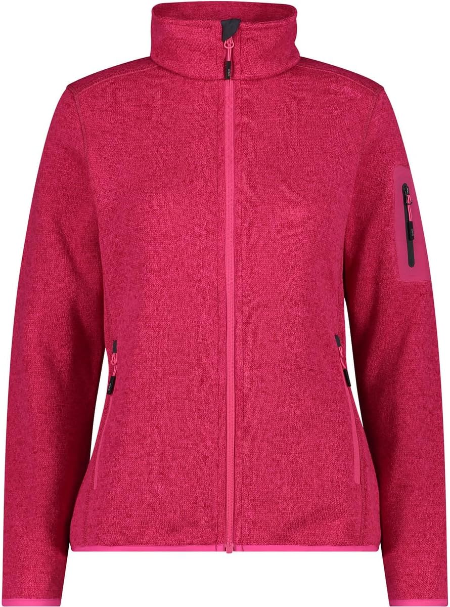 CMP Damen Damenjacke fleecejacke 42 Fuxia-anthrazit, 42 Fuxia-anthrazit