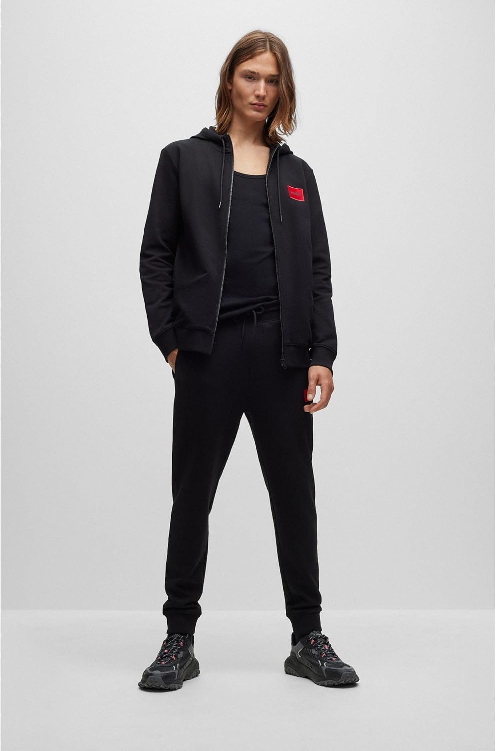 Hugo Herren Daple212 Sweatshirt (1er Pack) XL Black1, XL Black1