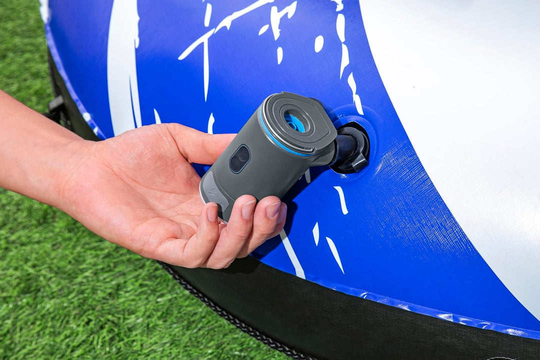Bestway PowerTouch Pocket Akkubetriebene Luftpumpe 200 l/min – Elektrische Pumpe USB C, für Luftmatr