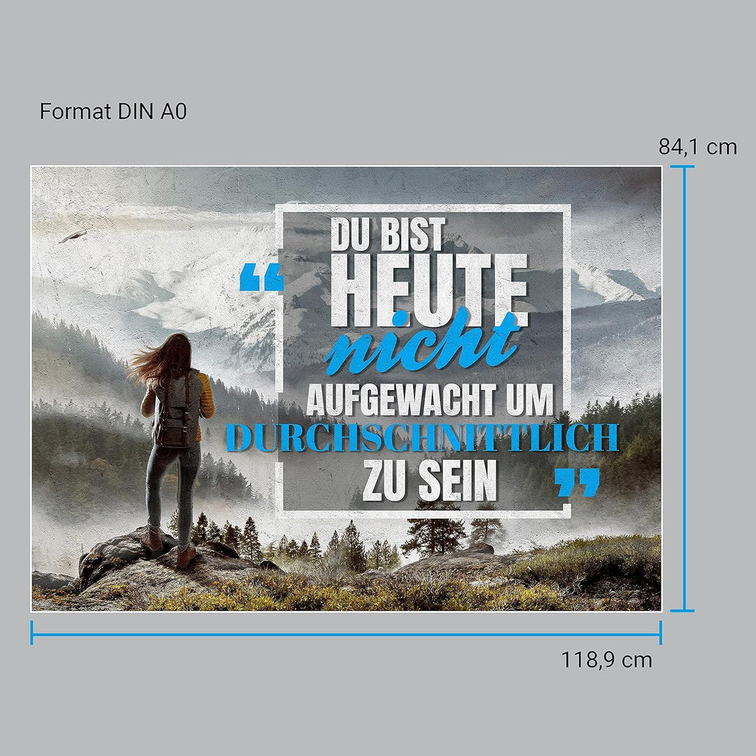 wandmotiv24 Poster als Wanddeko, Grösse Din A0, durchschnittlich, Berg Panorama, Moderne Wanddeko, W