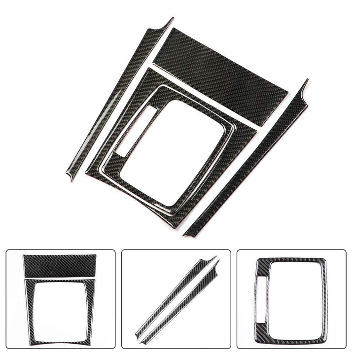 Schalttafelabdeckung, Carbon Auto Schaltpanel Verkleidung für W204 C Klasse 07-13 (Left Hand Drive)