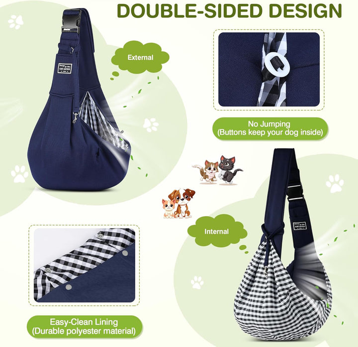 ALLSOPETS Tragbare Hundetragetasche Reisen Haustiertaschen Katzentragetasche Haustiere Welpen Kleine