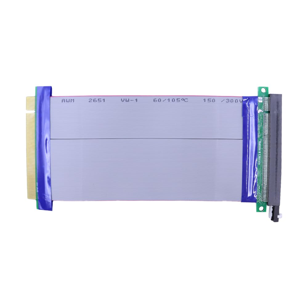 Sarini 16X Zu 16X PCI-E PCIe Express Extender Verlängern PC PCI-E Flex Kabel Band Kabel Riser Kabel