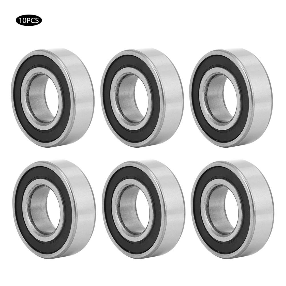 Fafeicy 10Pcs 6205‑2RS Kugellager, 25 mm Innenlochdurchmesser und 15 mm Dicke, für Papierherstellung