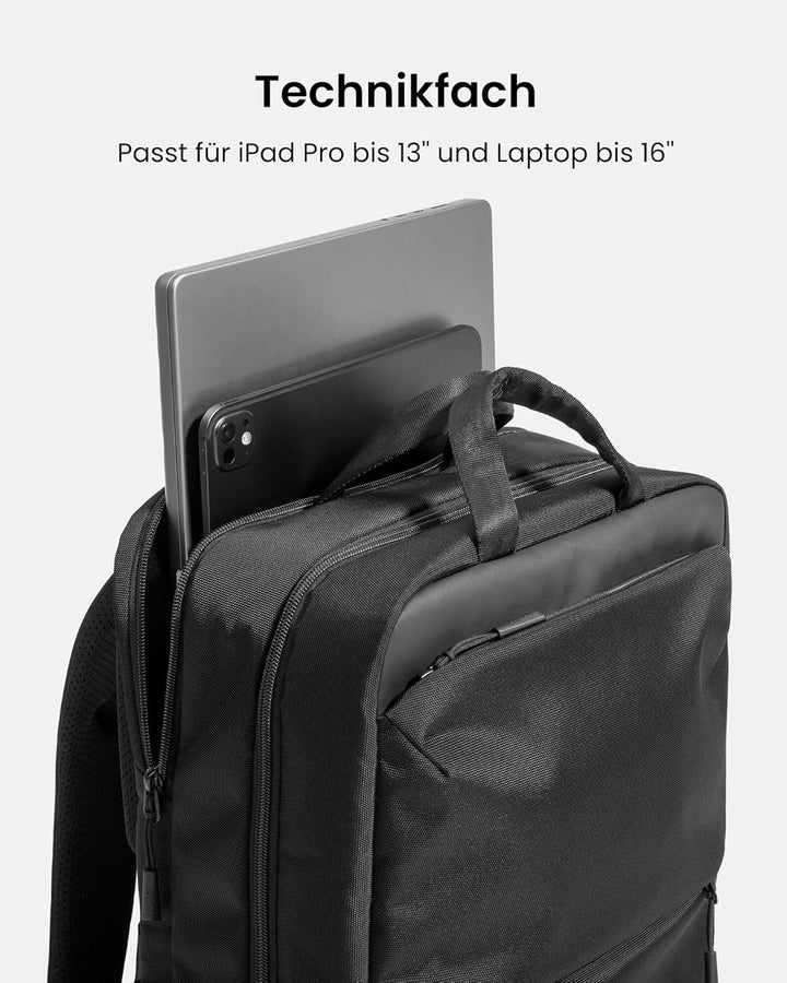 tomtoc 24L Business Laptop Rucksack für 15,6-16 Zoll Computer, Tagesrucksack Professional Backpack R