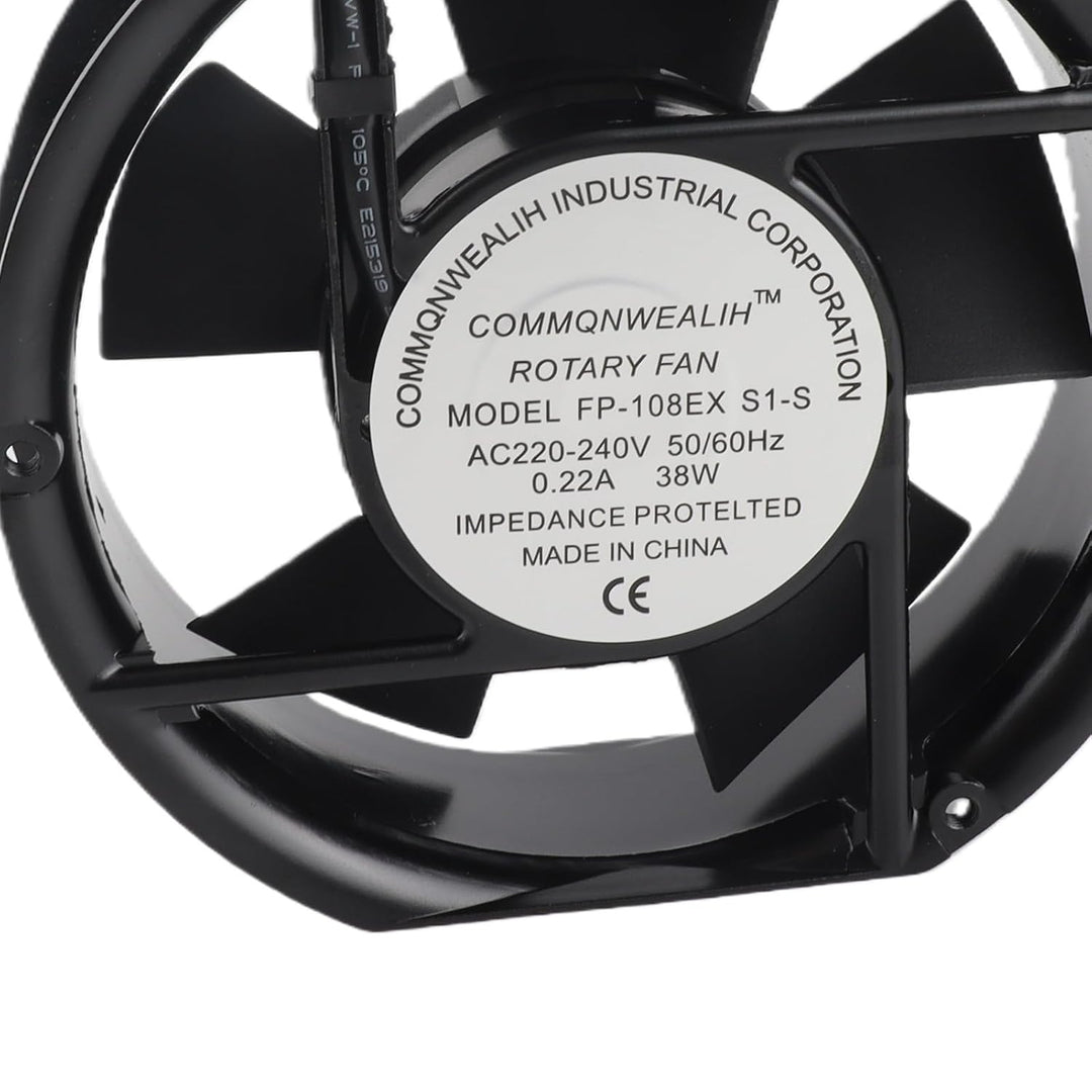 FP-108EX-S Abluftventilator 220 V Wechselstrom, 2700~3100 U/min, Lüftungskühlventilator mit Kugellag