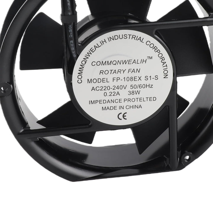 FP-108EX-S Abluftventilator 220 V Wechselstrom, 2700~3100 U/min, Lüftungskühlventilator mit Kugellag
