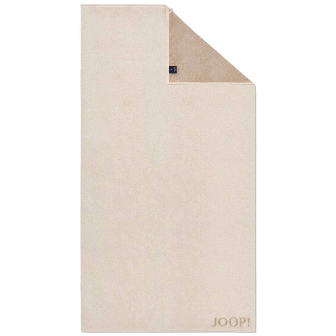 JOOP! Duschtuch Classic Doubleface 1600 | 36 creme - 80 x 150 Duschtuch 80x150 cm, Duschtuch 80x150