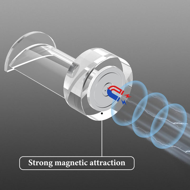 GEEKRIA Acryl Magnetischer Headset-Halter, Gaming Kopfhörerhalter für Over-Ear, On-Ear-Kopfhörer, Ma