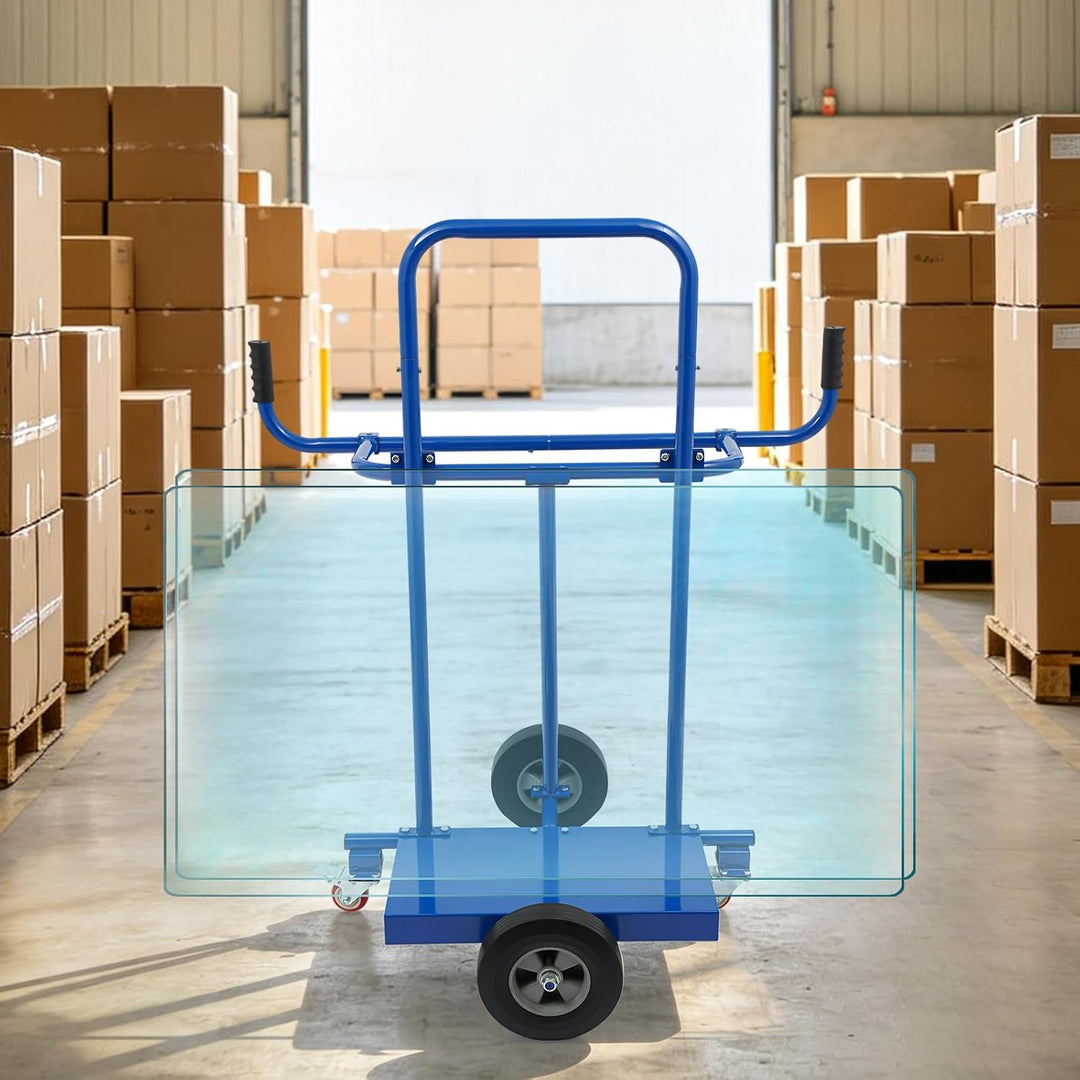 Plattenwagen mit Rollen, Transportwagen für Platten &amp; Matratzen, 300kg Tragfähigkeit, Q235-Stahl, fü