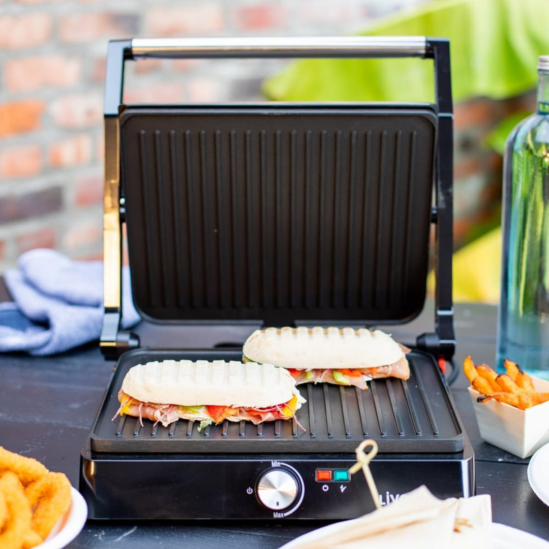 Fleisch- und Panini-Grill 2200 W 667 cm2 - doc223