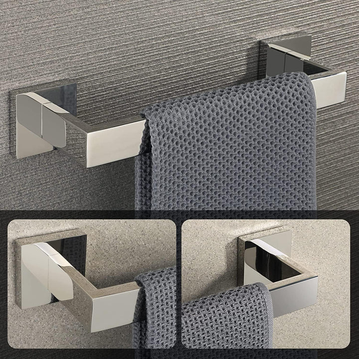 Flybath Handtuchstange Einzelschicht SUS 304 Edelstahl Stilvoller Kurze Handtuchhalter Wandmontage S