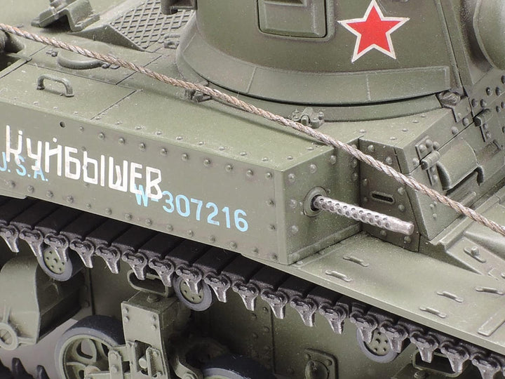 TAMIYA 35360 - 1:35 US M3 Stuart Späte Produktion, Modellbau, Plastik Bausatz, Hobby, Basteln, Klebe