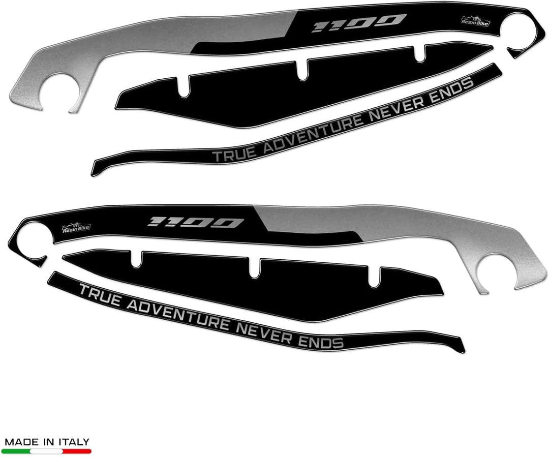 Resin Bike Aufkleber für Motorrad Kompatibel mit Honda Africa Twin CRF 1100 L 2022-2023. Handschutz