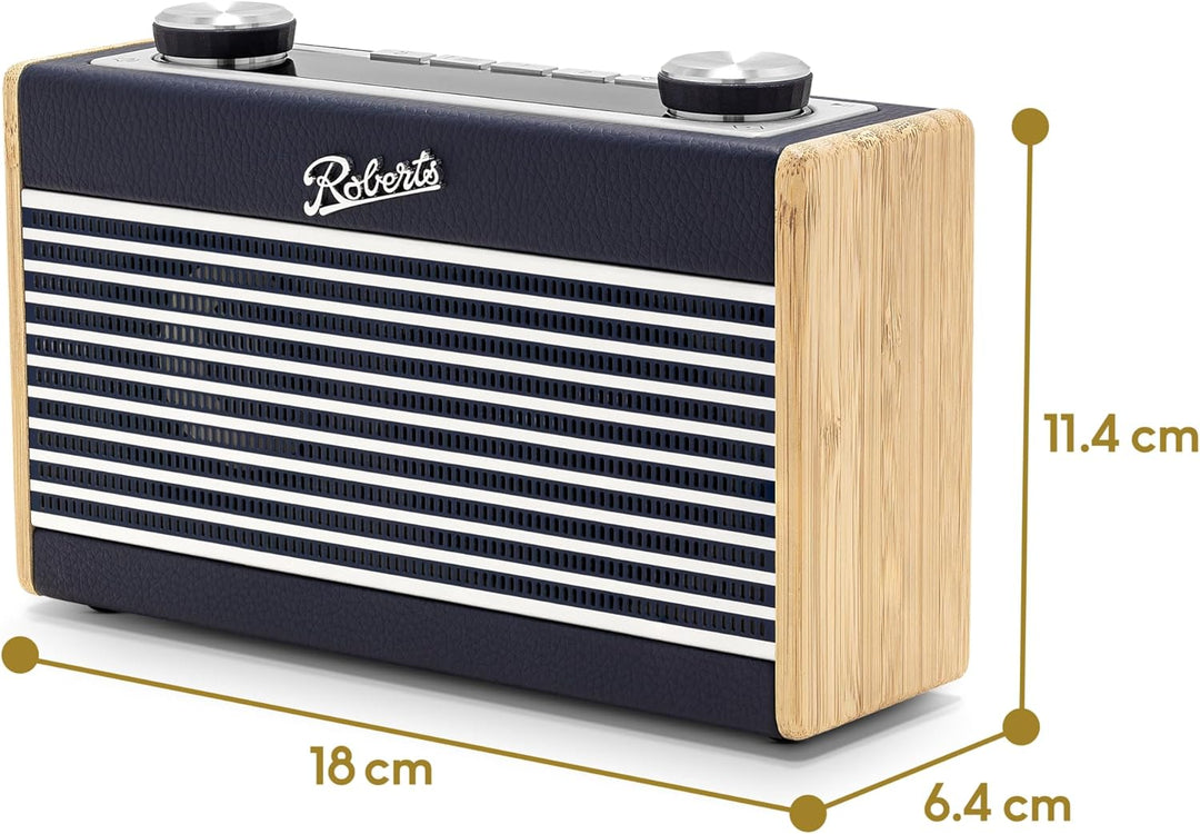 Rambler UNO Tragbares Radio Dab+/FM/Bluetooth, Marineblau