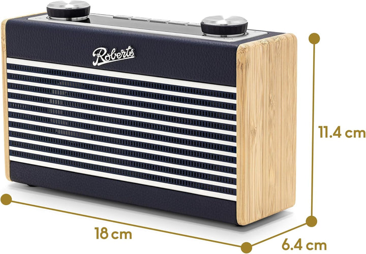 Rambler UNO Tragbares Radio Dab+/FM/Bluetooth, Marineblau