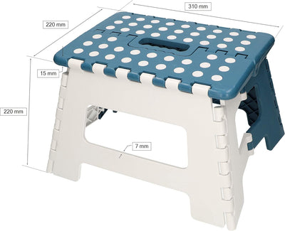 KOTARBAU® Klapphocker 20x20x30cm Faltbar Einstufiger Antirutsch-Tritthocker