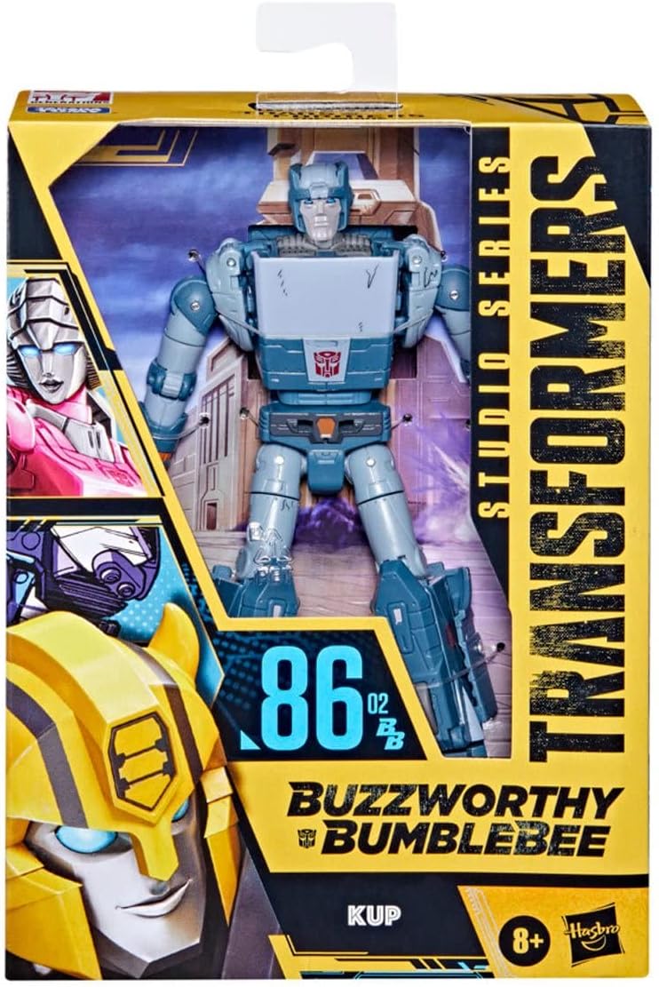 TRANSFORMERS Unisex Kinder Buzzworthy Bumblebee Studio Series Kup Deluxe Actionfigur, Bunt