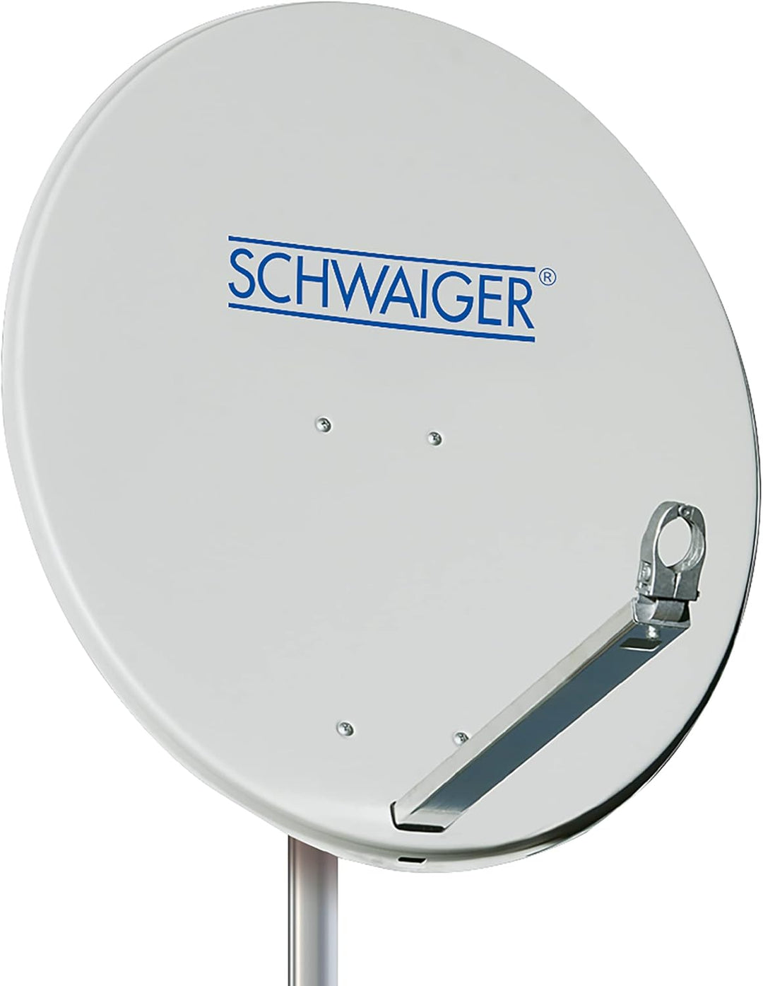 Schwaiger SPI621.0 Aluminium SAT-Spiegel, (Durchmesser 62 cm) Hellgrau, Hellgrau
