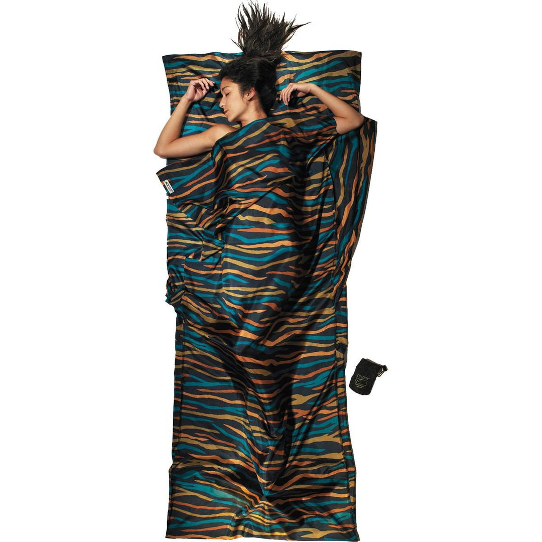 Cocoon Hüttenschlafsack aus Seide 86"x35" Afr Rainbow, 86"x35" Afr Rainbow