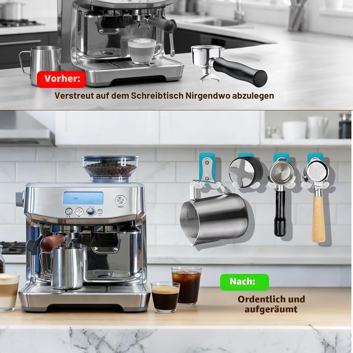2 Stück Magnetischer Siebträger Halter, Siebträger Zubehör für Ninja Luxe Cafe Breville Maschinen, E