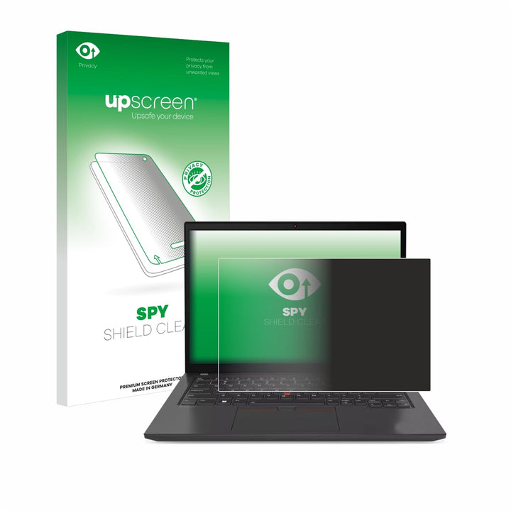 upscreen Anti-Spy Blickschutzfolie für Lenovo ThinkPad P14s Gen 4 Made in Germany, Privacy Screen Di