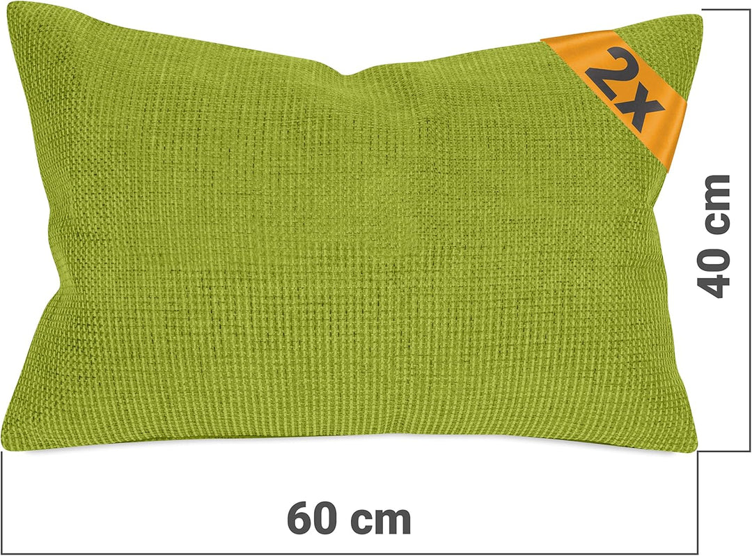 2er Pack Kissenhüllen mit Struktur-Muster - Polsteroptik 617.767, 1 Pack (2 Stück) - Kissenhüllen 40