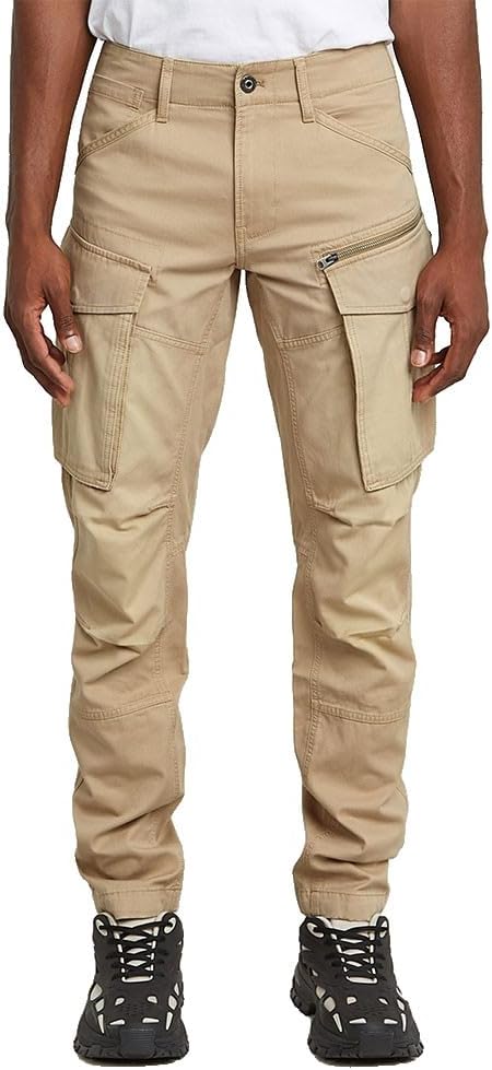 G-STAR Herren Rovic Zip 3D Regular Tapered Pants 26W / 32L Braun (Lion D02190-c962-1610), 26W / 32L