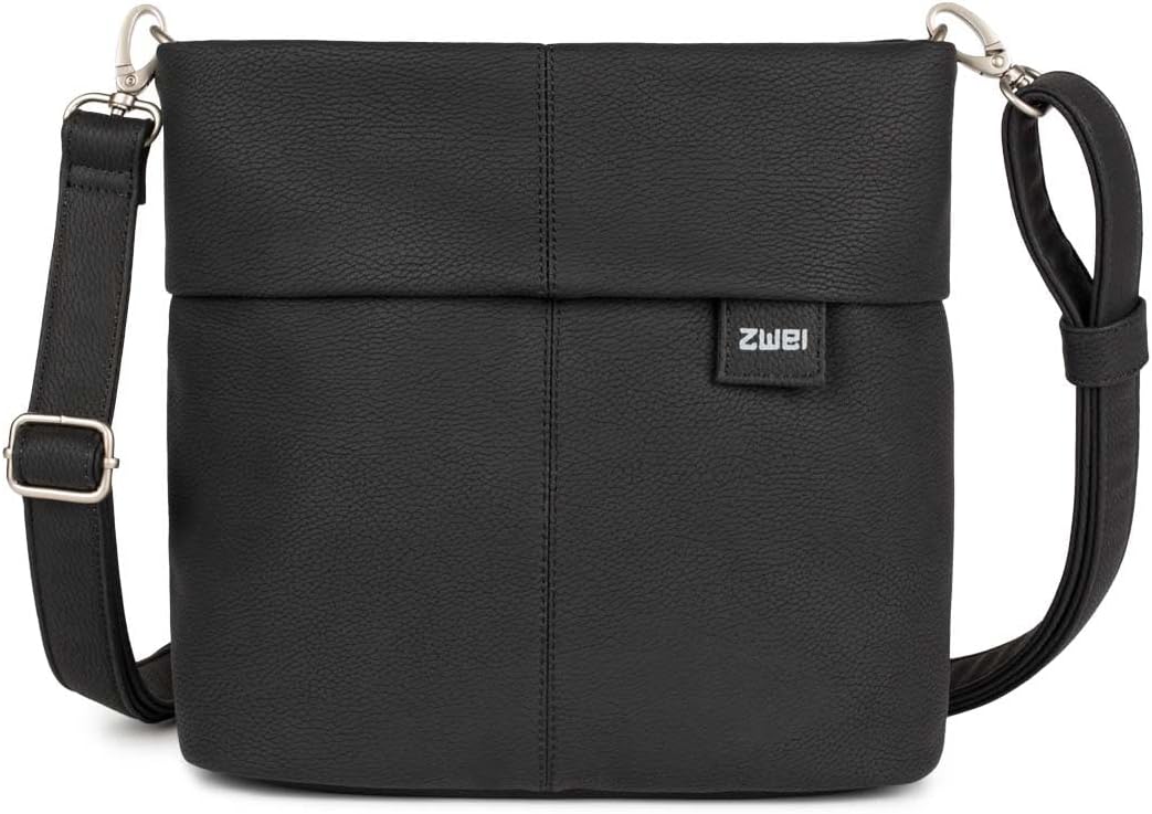 Zwei M8 Umhaengetasche Nubuk-black, Nubuk-black