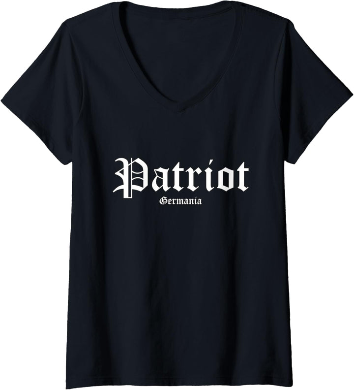 Patriot Germania T-Shirt mit V-Ausschnitt