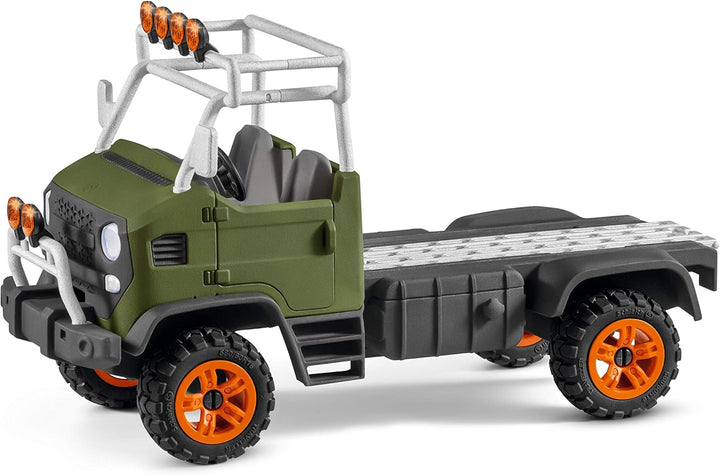 SCHLEICH 42475 Grosser Truck Tierrettung, für Kinder ab 3 Jahren, Wild Life - Spielset Standardverpa
